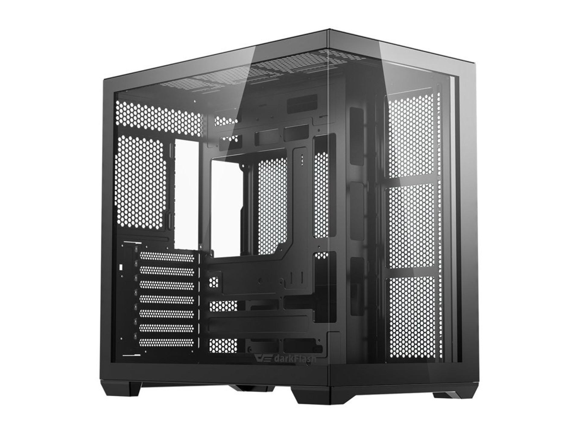 Gabinete para computador DarkFlash C280 (preto) + 7 ventoinhas