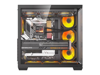 Gabinete para computador DarkFlash C280 (preto) + 7 ventoinhas