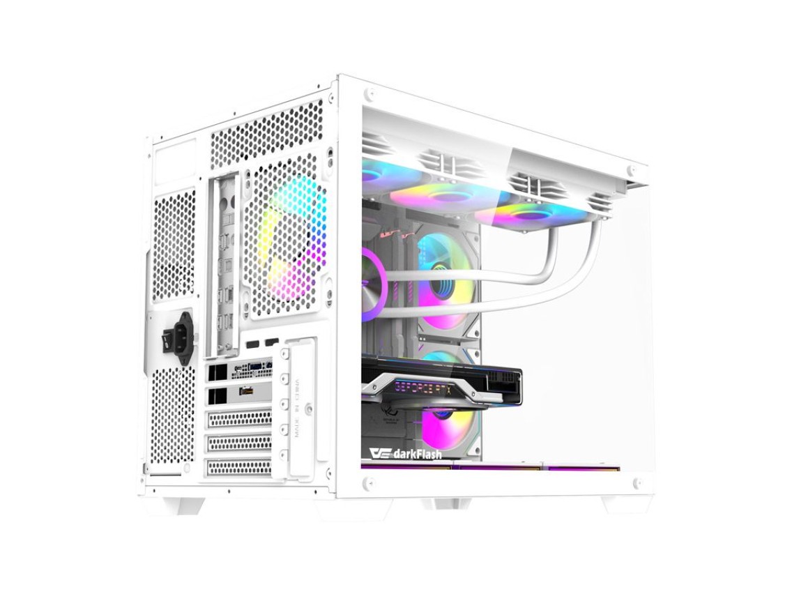DarkFlash B275 PRO computer case (white) + 6 fans