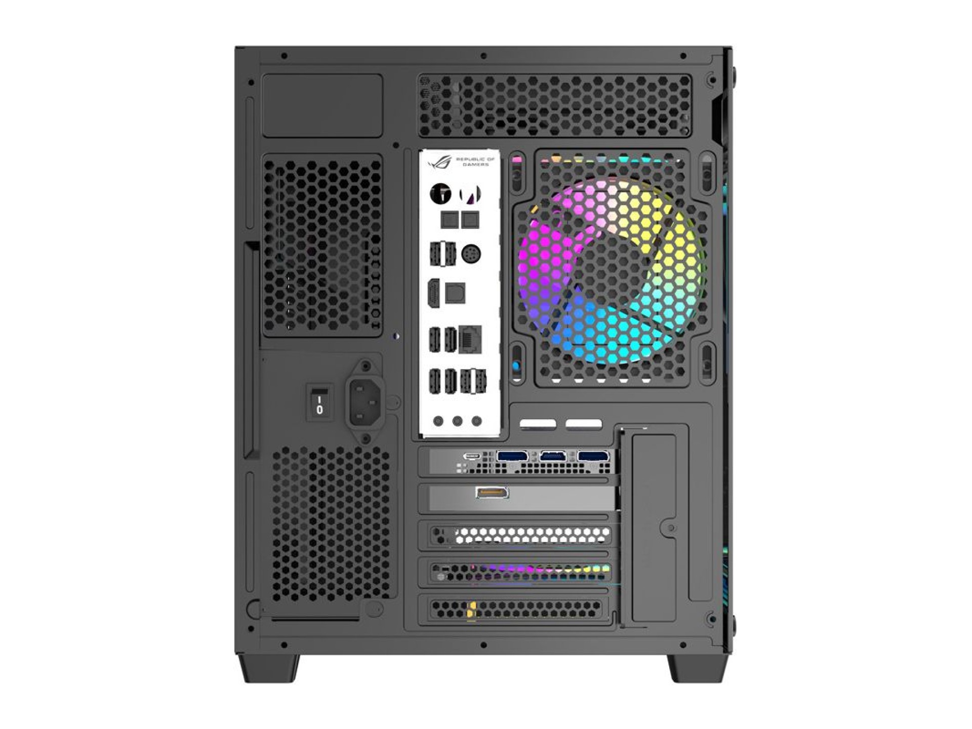 Gabinete para computador DarkFlash B275 PRO (preto) + 6 ventoinhas