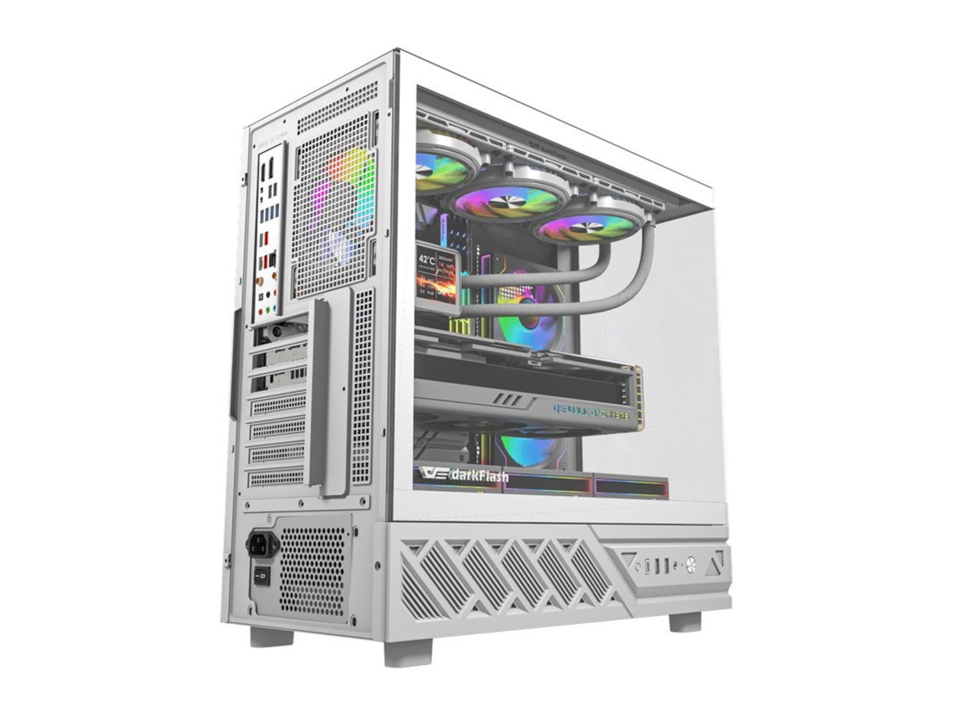 Gabinete para computador DarkFlash DS950 (branco)