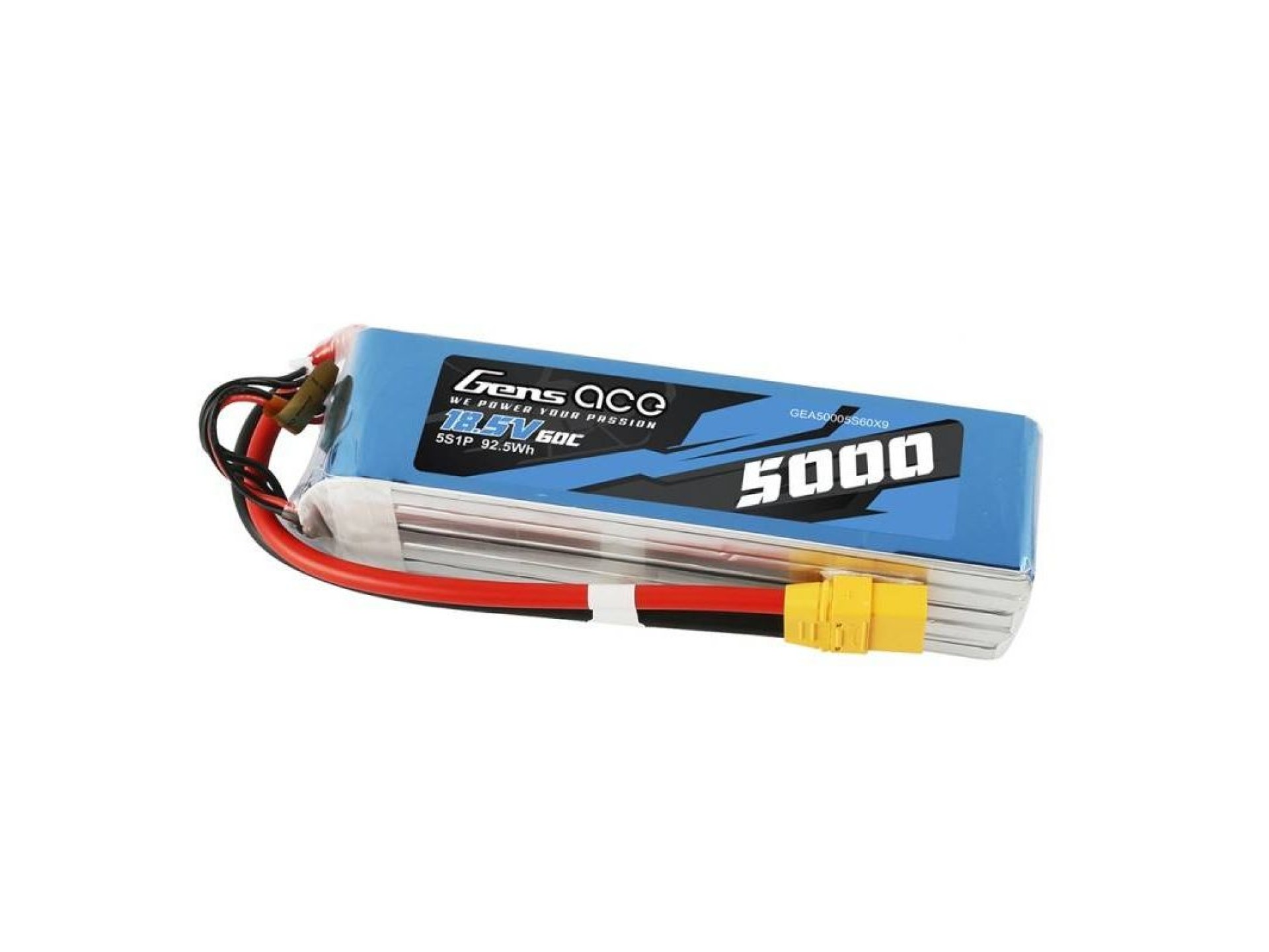 Akumulator LiPo Gens Ace Bashing 5000mAh 18.5V 60C 5S1P - XT90