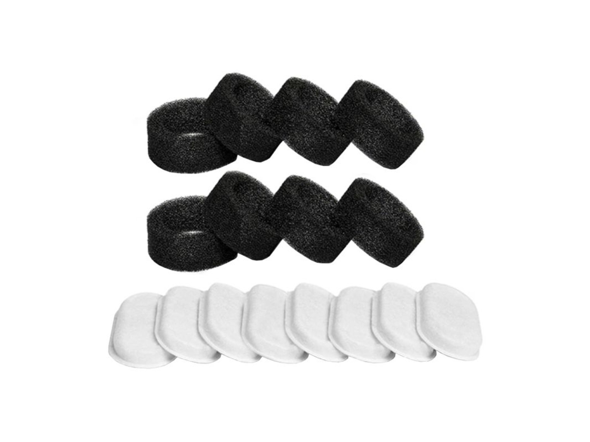 Filtros para bebedero inteligente Rojeco/bebedero de acero inoxidable para mascotas (8 unidades)
