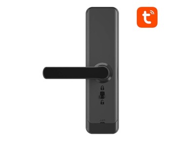 Fechadura Digital Inteligente Avatto ZSDL-A270-B-ALI-5572 ZigBee Preta