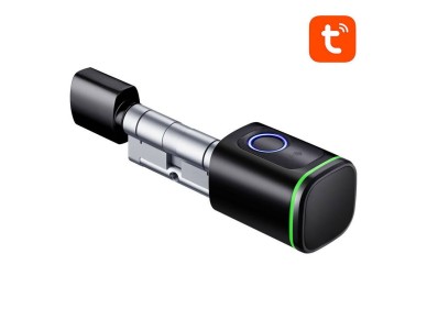 Cilindro de fechadura digital Avatto SDL-S1-B80 de 80 mm, preto Cilindro de fechadura digital Avatto SDL-S1-B80 de 80 mm, preto