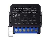 Medidor de energia bidirecional inteligente Avatto WiFi WPM16-2