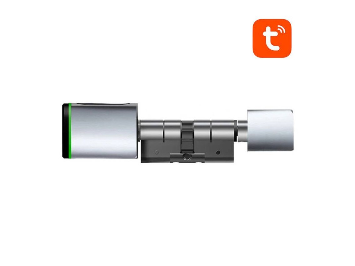 Cilindro de fechadura digital Avatto SDL-S1-S100 de 100 mm na cor prata