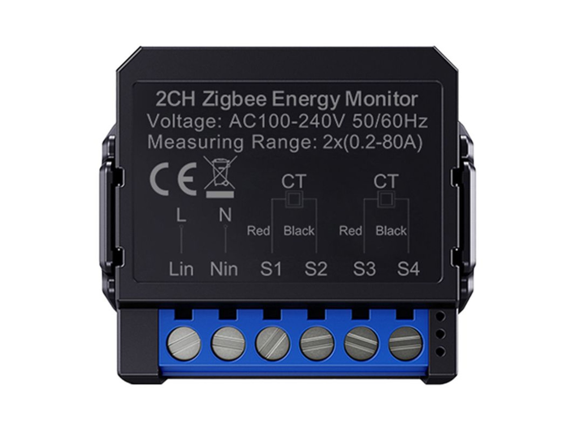 Medidor de energía inteligente bidireccional Avatto ZigBee ZWPM16-2