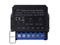 Medidor de energ�a inteligente bidireccional Avatto ZigBee ZWPM16-2