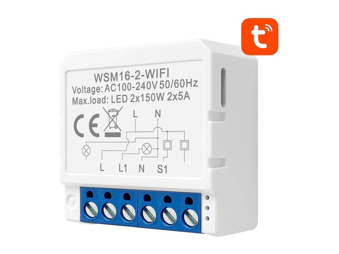 Smart Switch Module WiFi Avatto WSM16-W2 TUYA