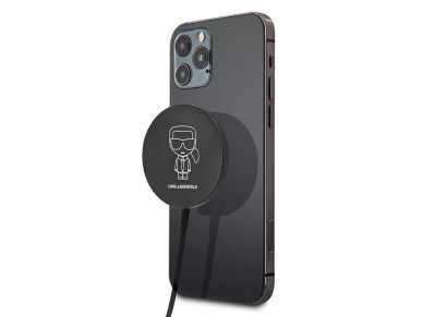 Karl Lagerfeld 15W Wireless Charger with MagSafe - Black