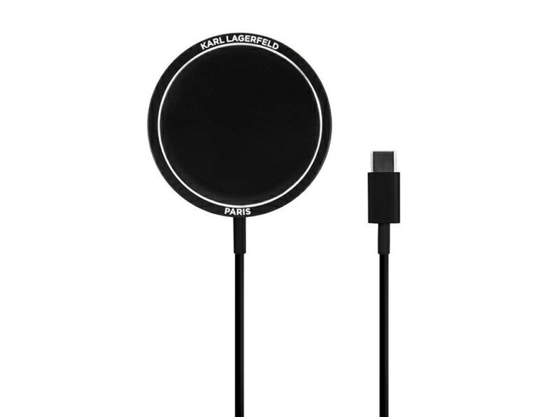 Karl Lagerfeld 15W Wireless Charger with MagSafe - Black