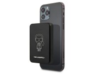 Karl Lagerfeld 3000mAh Inductive Powerbank with MagSafe - Black Karl Lagerfeld 3000mAh Inductive Powerbank with MagSafe - Black