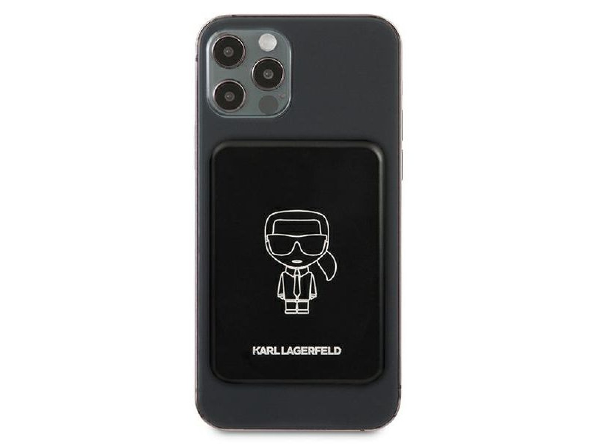 Karl Lagerfeld 3000mAh Inductive Powerbank with MagSafe - Black
