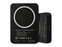 Karl Lagerfeld 3000mAh Inductive Powerbank with MagSafe - Black Karl Lagerfeld 3000mAh Inductive Powerbank with MagSafe - Black