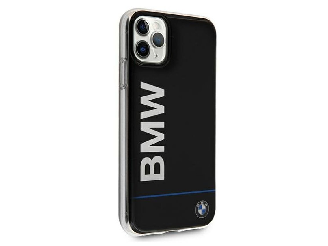 Funda para iPhone 11 Pro con logotipo impreso de BMW - Negra