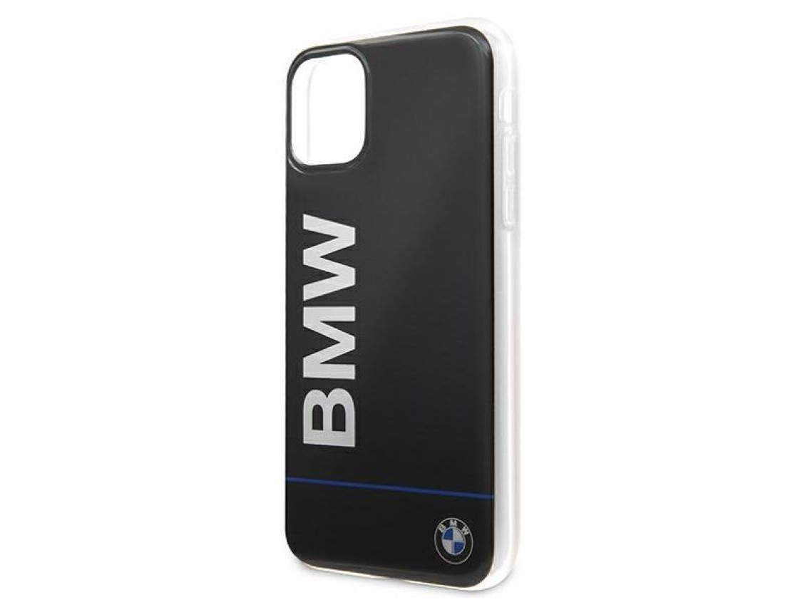Funda para iPhone 11 Pro con logotipo impreso de BMW - Negra