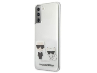 Funda Karl&Choupette de Karl Lagerfeld para Samsung Galaxy S21+ - Transparente
