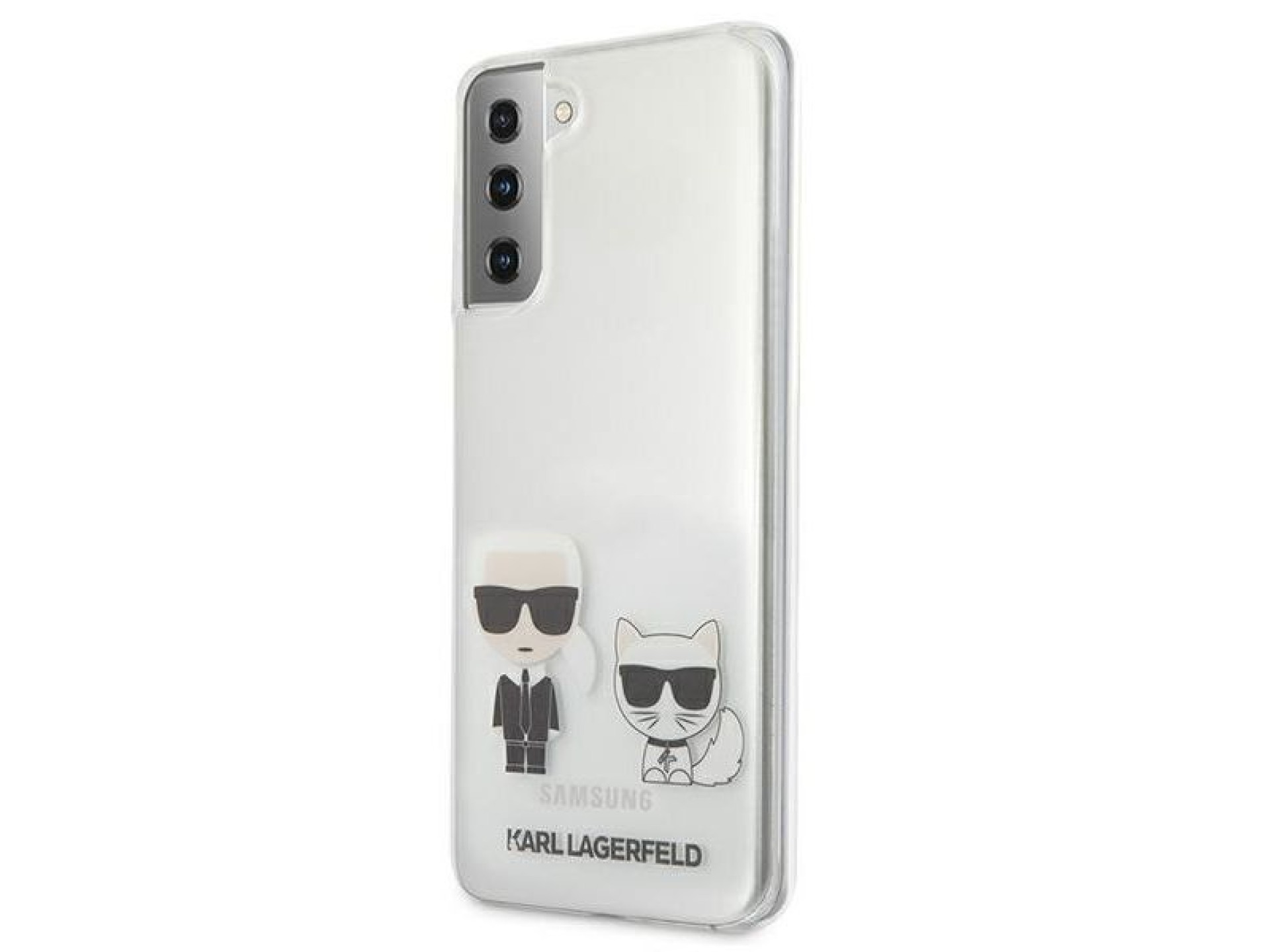 Capa Karl Lagerfeld Karl&Choupette para Samsung Galaxy S21+ - Transparente