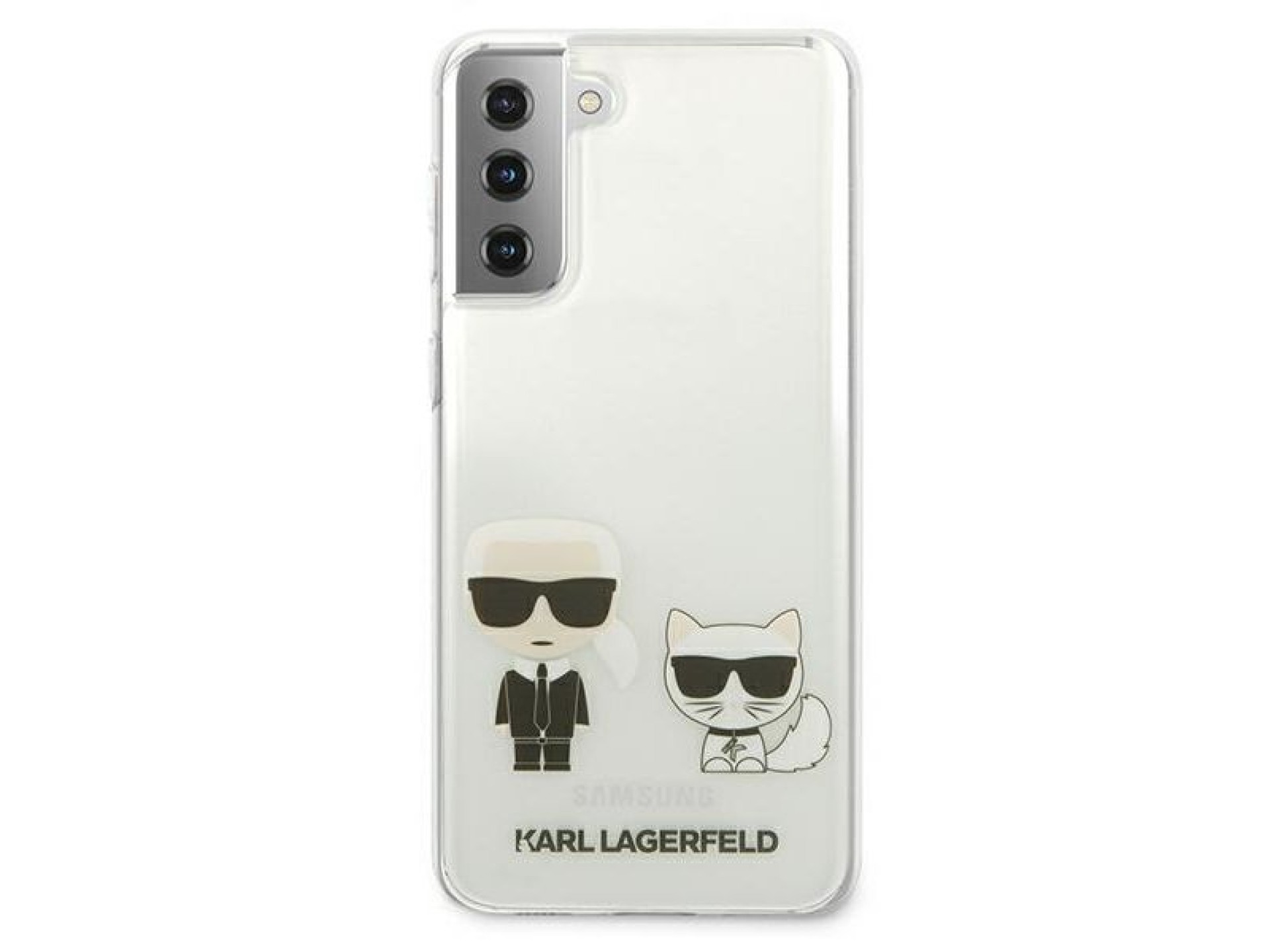 Capa Karl Lagerfeld Karl&Choupette para Samsung Galaxy S21+ - Transparente