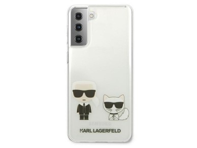 Funda Karl&Choupette de Karl Lagerfeld para Samsung Galaxy S21+ - Transparente