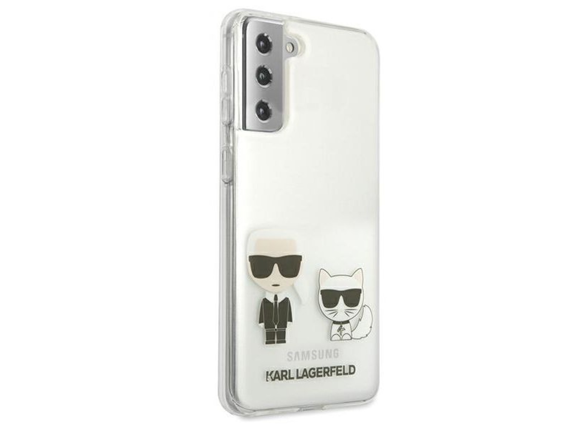 Capa Karl Lagerfeld Karl&Choupette para Samsung Galaxy S21+ - Transparente
