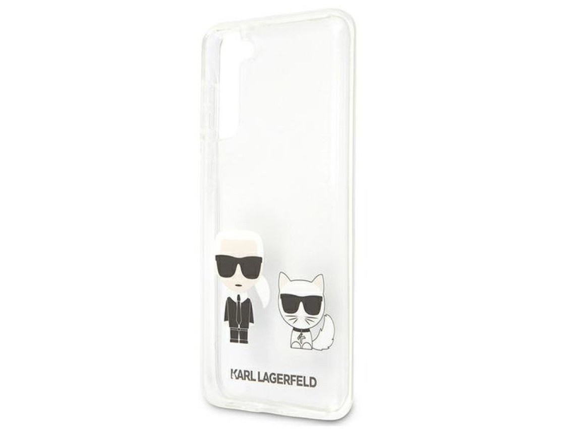 Capa Karl Lagerfeld Karl&Choupette para Samsung Galaxy S21+ - Transparente
