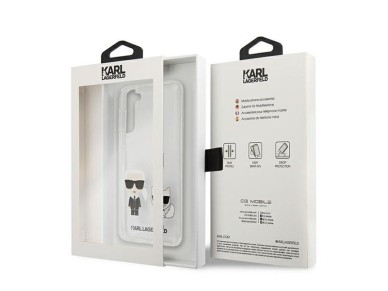 Funda Karl&Choupette de Karl Lagerfeld para Samsung Galaxy S21+ - Transparente