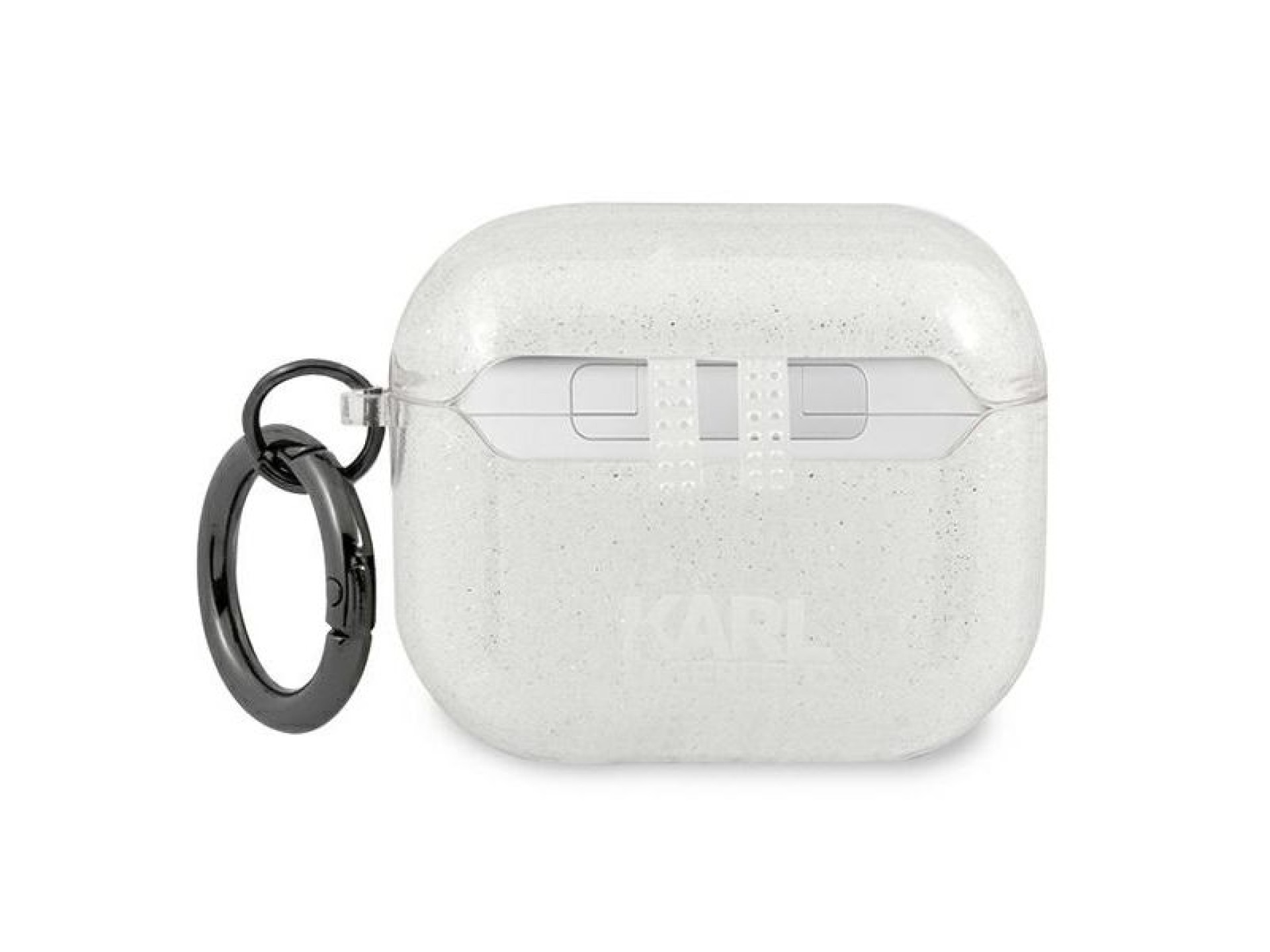 Karl Lagerfeld Glitter Choupette case for AirPods 3 - silver