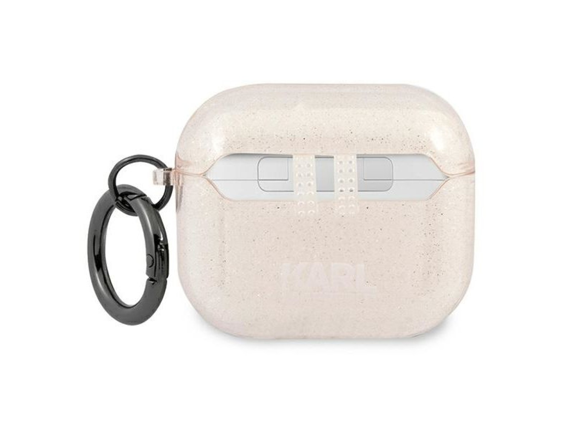 Capa Karl Lagerfeld Glitter Choupette para AirPods 3 - Dourada