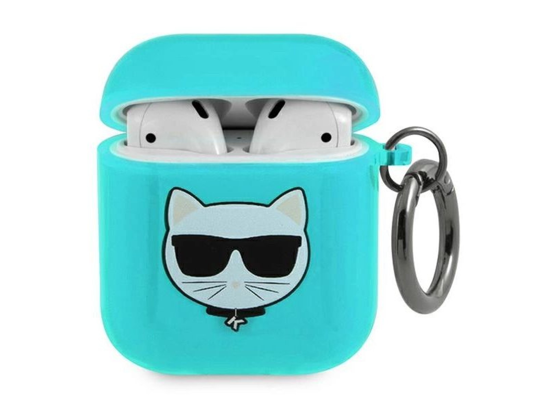 Karl Lagerfeld Choupette Case for AirPods 1/2 - Blue