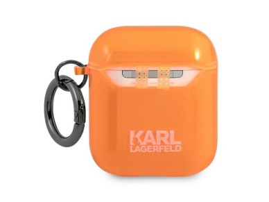 Karl Lagerfeld Choupette case for AirPods 1/2 - orange