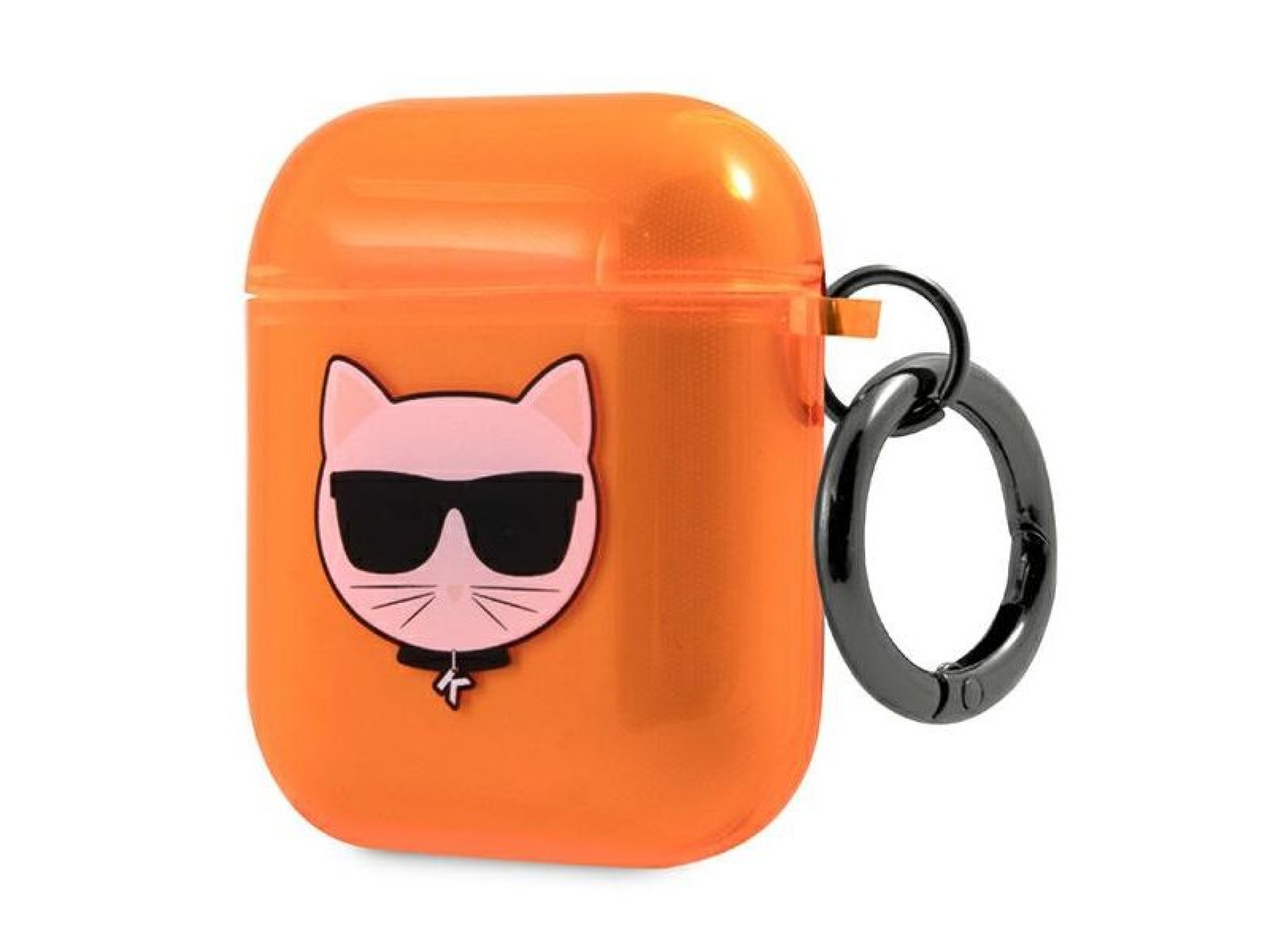 Karl Lagerfeld Choupette case for AirPods 1/2 - orange