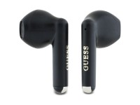 Fones de ouvido sem fio Bluetooth Guess com logo clássico impresso - Preto Fones de ouvido sem fio Bluetooth Guess com logo clássico impresso - Preto