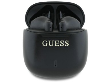 Guess Printed Classic Logo Bluetooth Wireless Headphones - Black