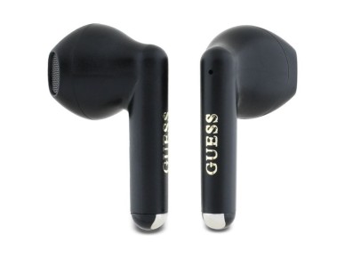 Guess Printed Classic Logo Bluetooth Wireless Headphones - Black