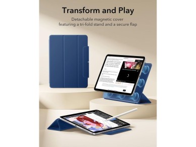 Capa magnética ESR Rebound para iPad Air 10,9" (2020/2022) / 11" (2024/2025/2026) - Azul Marinho Capa magnética ESR Rebound para iPad Air 10,9" (2020/2022) / 11" (2024/2025/2026) - Azul Marinho