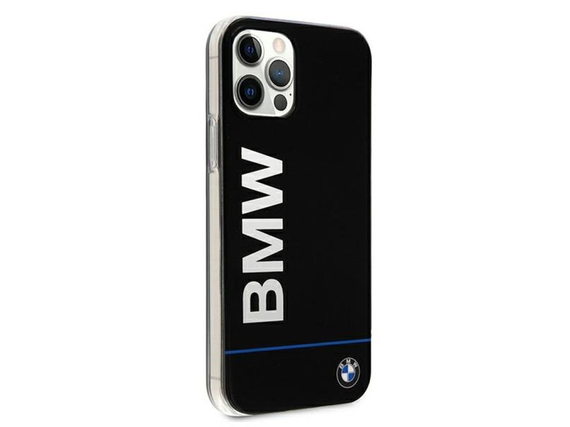 BMW Hardcase Signature Printed Logo Case for iPhone 12 / 12 Pro - Black