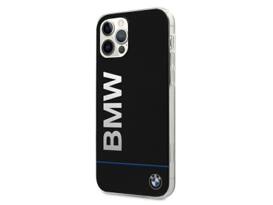 Funda r�gida BMW con logotipo impreso para iPhone 12 / 12 Pro - Negra
