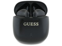 Guess Printed Classic Logo Bluetooth Wireless Headphones - Black
