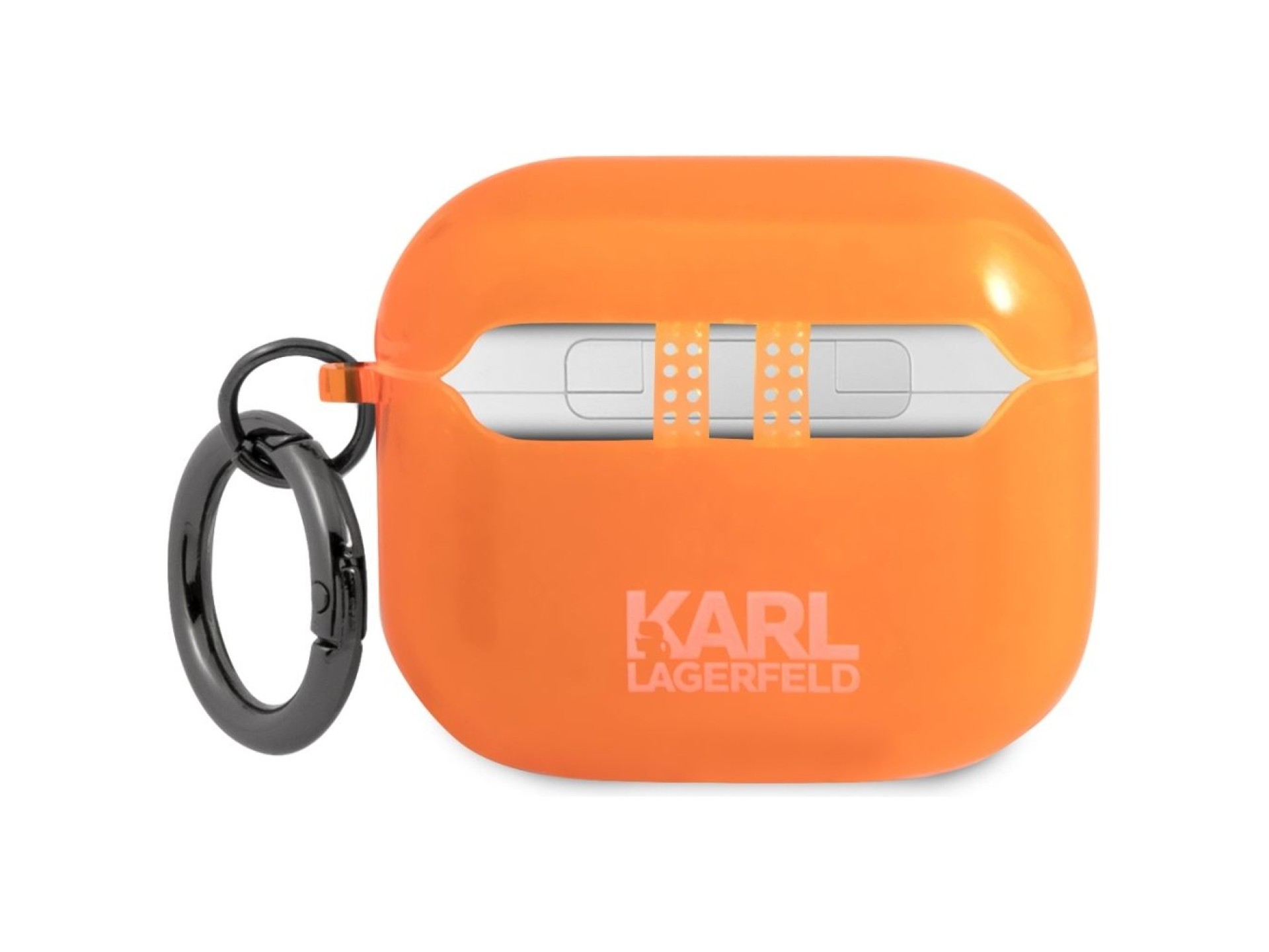Capa Karl Lagerfeld Choupette para AirPods 3 - laranja