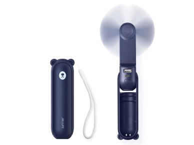 Ventilador port�til Jisulife Life8 Mini con USB, funci�n de bater�a externa de 2000 mAh y linterna -