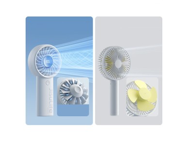 Ventilador port�til Jisulife Life4 de 3600 mAh con conexi�n USB - Gris