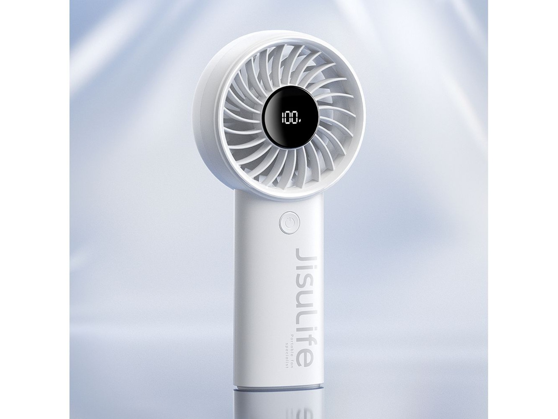 Ventilador portátil USB Jisulife Life4 3600mAh - Cinza