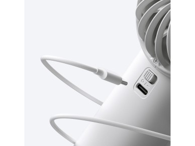Ventilador port�til Jisulife Life4 de 3600 mAh con conexi�n USB - Gris