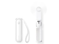 Ventilador port�til Jisulife Life8 Plus con USB, funci�n de bater�a externa de 4500 mAh y linterna -