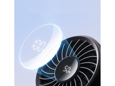 Ventilador port�til Jisulife Life7 de 3600 mAh con conexi�n USB - Negro