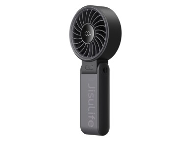Ventilador port�til Jisulife Life7 de 3600 mAh con conexi�n USB - Negro