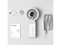 Ventilador portátil USB Jisulife Life7 3600mAh - Cinza Ventilador portátil USB Jisulife Life7 3600mAh - Cinza
