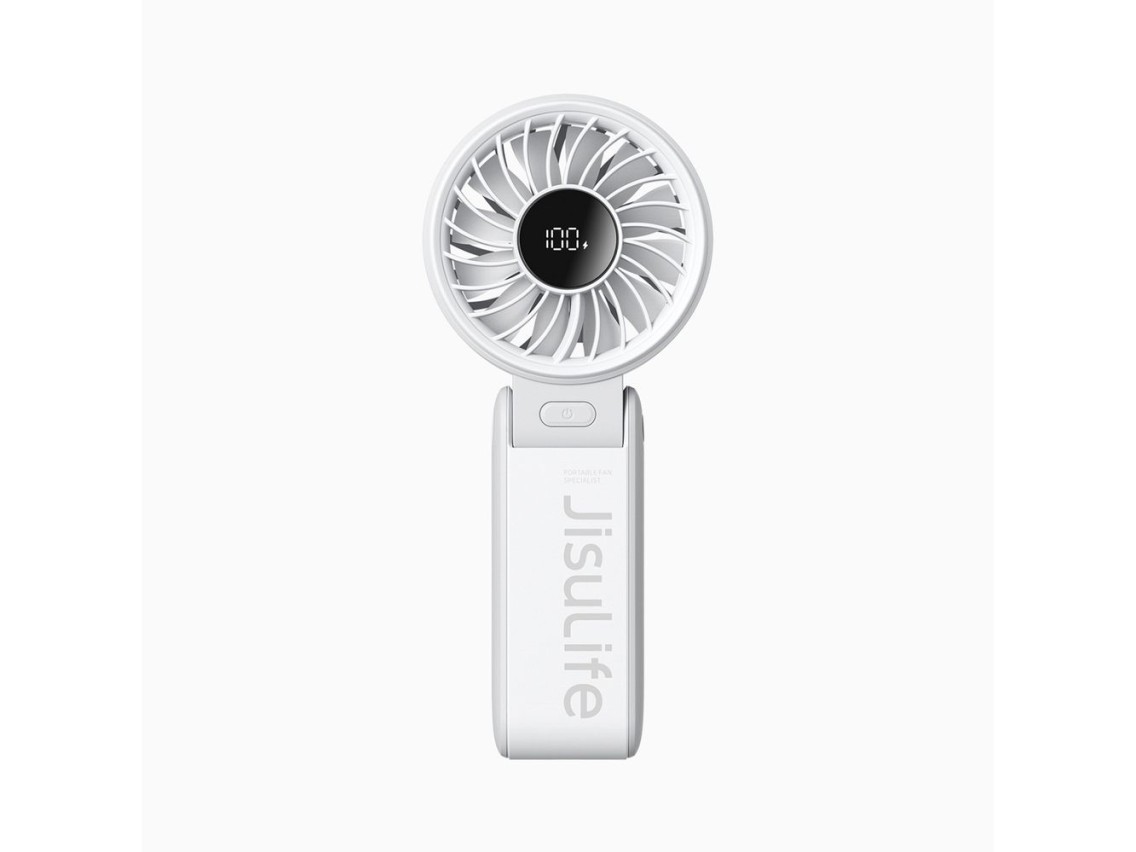 Ventilador portátil USB Jisulife Life7 3600mAh - Cinza